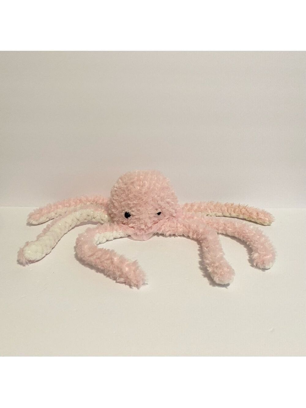 Pink Manhattan Toys Pink Jellyfish Octopus Lovey Squid Soft Plush Soft Tutu Toy